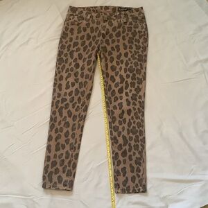 Blank NYC Leopard Print Skinny Jeans - Brown & Black